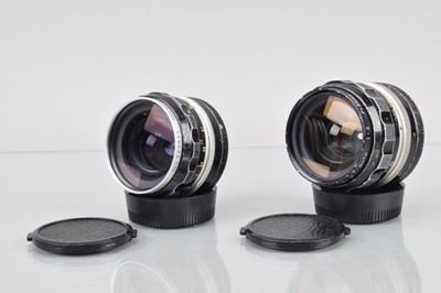 Lot 72 - Two Nikon Non Ai Wide Angle Lenses