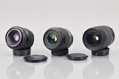 Lot 84 - Three Nikon AF Nikkor Zoom Lenses