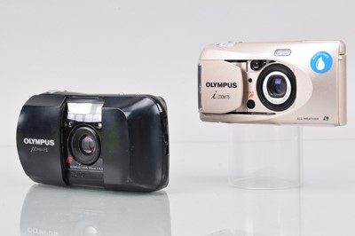 Lot 96 - Two Olympus mju Compact Cameras