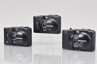 Lot 98 - Three Olympus XA Compact Cameras