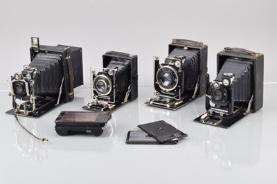 Lot 122 - Four Folding Plate Cameras