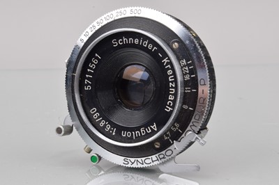 Lot 148 - A Schneider Kreuznach 90mm f/6.8 Super Angulon Lens