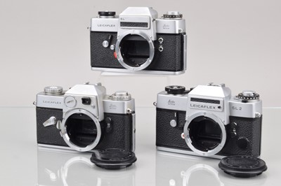 Lot 154 - Three Leitz Wetzlar Leicaflex SLR Camera bodies