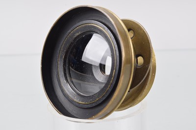 Lot 196 - A W Johnson & Co 8 X 5 Wide Angle Brass Lens