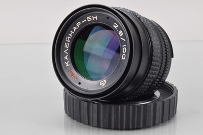 Lot 214 - A MC Kalenjnar-5H 100mm f/2.8 Lens