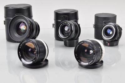 Lot 220 - A Group of Wide Angle Lenses