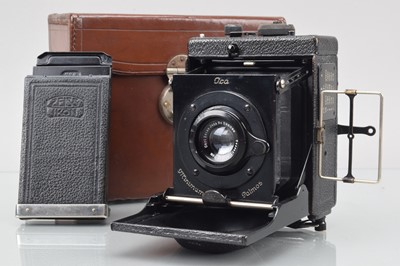 Lot 238 - A Zeiss Ikon ICA Minimum Palmos Strut Folding Plate Camera