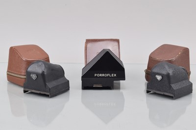 Lot 247 - Three TLR Prism Finders