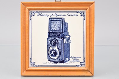 Lot 265 - A Camera Related Ceramic Tile