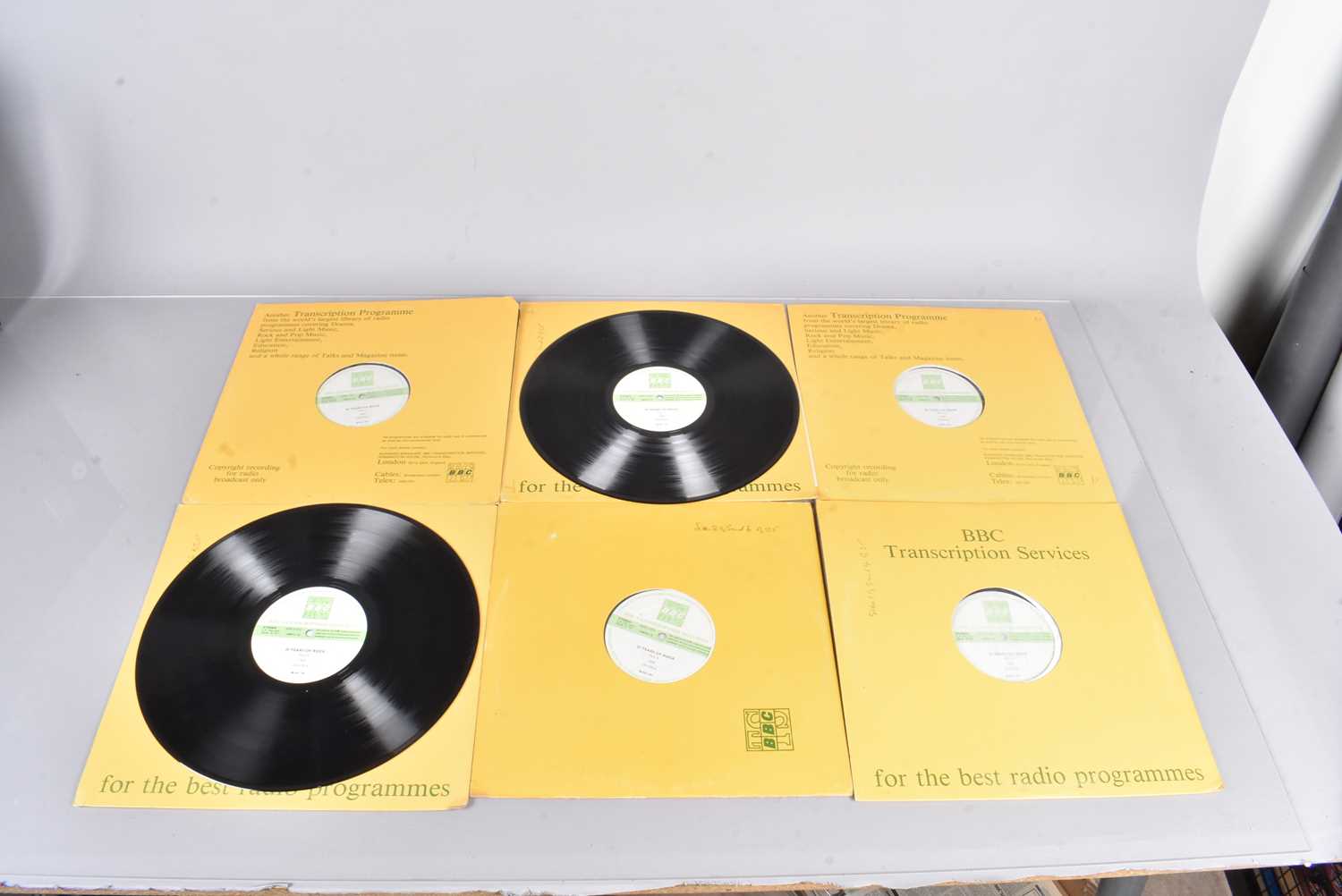 Lot 51 - BBC Transcription Disc LPs / 25 Years of Rock
