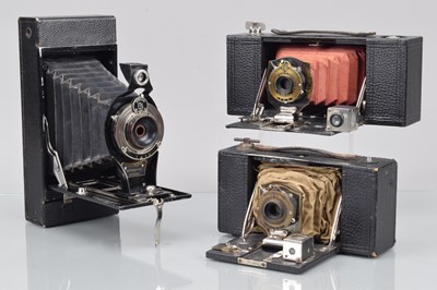 Lot 291 - Three Kodak Folding Cameras