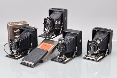 Lot 300 - Four Folding Plate Cameras