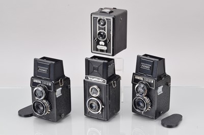 Lot 303 - Four Twin Lens Cameras