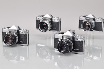 Lot 333 - Four Petri SLR Cameras