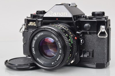 Lot 335 - A Canon A-1 SLR Camera