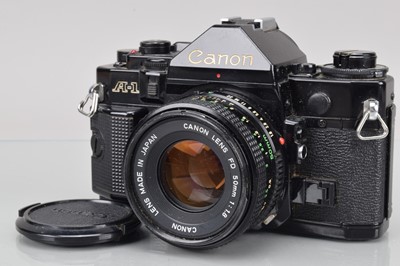 Lot 336 - A Canon A-1 SLR Camera