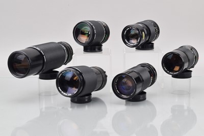 Lot 470 - A Group of Canon FD Lenses