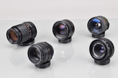 Lot 472 - A Group of M42 Mount Lenses