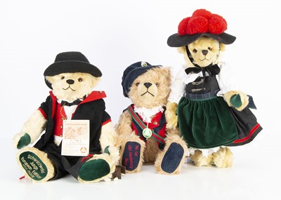 Lot 350 - Three limited edition Hermann Teddy Bears
