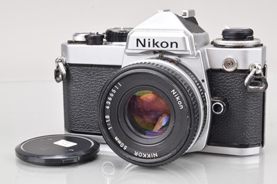 Lot 490 - A Nikon FE SLR Camera