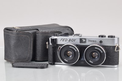 Lot 497 - A FED B.O.Y Stereo Camera