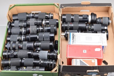 Lot 510 - Two Trays of Zoom Lenses