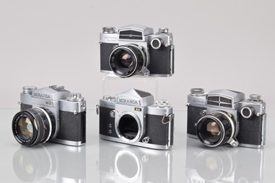 Lot 532 - Four Miranda SLR Cameras