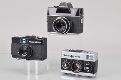 Lot 534 - Three Rollei Compact Cameras