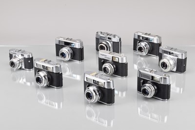 Lot 547 - A Tray of Voigtländer and Zeiss Ikon Cameras