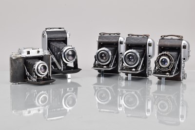 Lot 561 - A Group of Ensign Folding Cameras