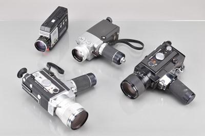 Lot 575 - A Group of Minolta 8mm Cine Cameras