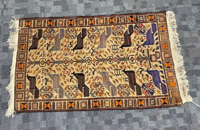 Lot 377 - A 1970s Middle Eastern woollen carpet