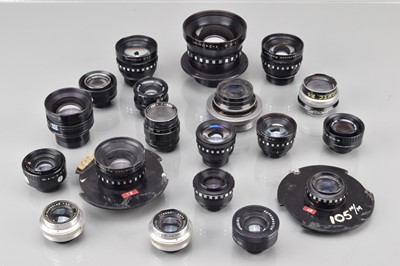 Lot 595 - Nineteen Enlarging Lenses