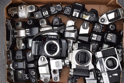 Lot 597 - A Tray of SLR Camera Bodies