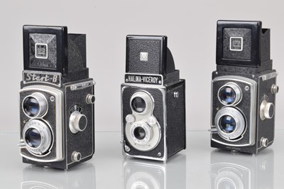 Lot 612 - Three TLR Cameras