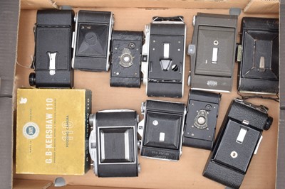 Lot 629 - A Tray of Folding Cameras