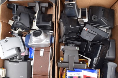 Lot 634 - Two Trays of Instant Cameras