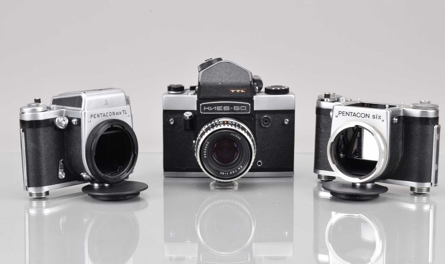 Lot 638 - Three Soviet Medium Format Cameras