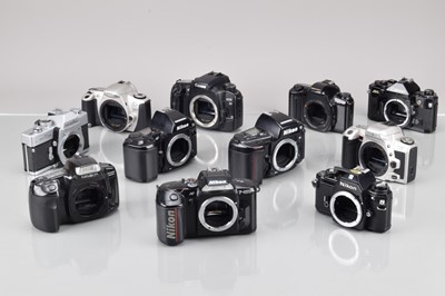 Lot 643 - A Tray of SLR Camera Bodies