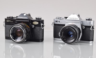 Lot 672 - Two Topcon SLR Cameras