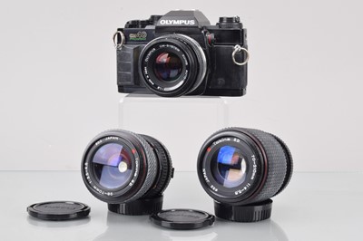 Lot 717 - An Olympus OM-40 Program SLR Camera