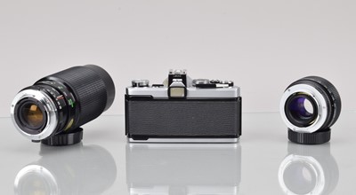 Lot 761 - An Olympus OM-1 MD SLR Camera
