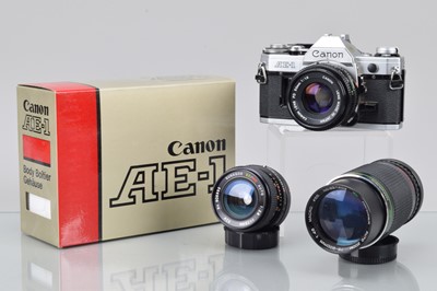 Lot 771 - A Canon AE-1 SLR Camera