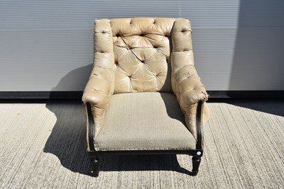 Lot 2 - A Button Back Armchair