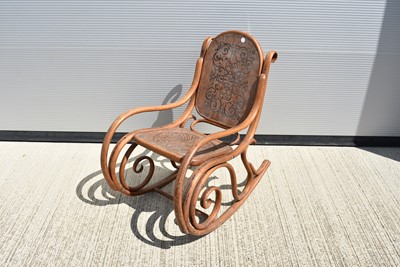 Lot 10 - A Nursing Rocking Chair