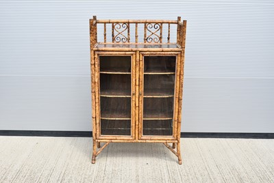 Lot 17 - A Bamboo Cabinet