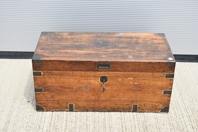 Lot 19 - A Victorian Blanket Box