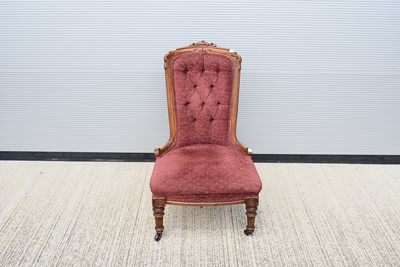 Lot 40 - A Victorian Bedroom Chair