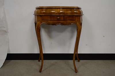 Lot 54 - An early 20th Century French walnut side table