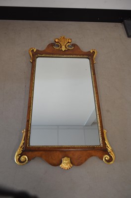 Lot 65 - A reproduction George I style wall mirror